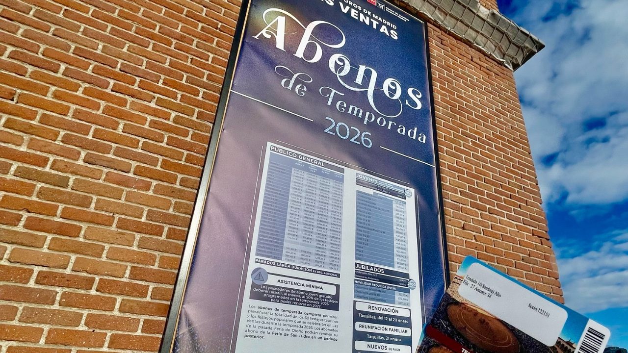 El abono sobrante de temporada completa de Las Ventas, disponible este jueves