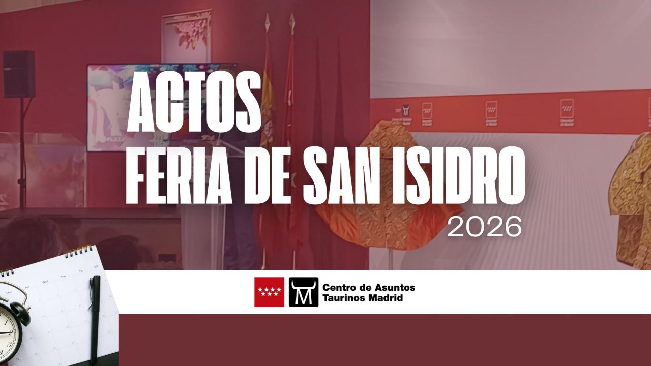 Calendario de actos de la Feria de San Isidro 2026